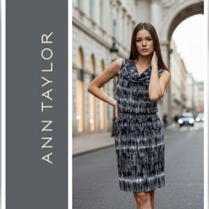 Ann Taylor Black & White Dress